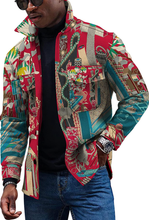 Load image into Gallery viewer, Noble Men's Luxury Retro Printed Button Down Shirt