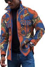 Load image into Gallery viewer, Noble Men's Luxury Retro Printed Button Down Shirt