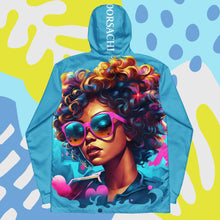 Load image into Gallery viewer, MOORSACHI BERG LENSES I - Wave Blue Unisex RainWindbreaker