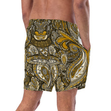 Load image into Gallery viewer, MOORSACHI Paisley Gold - Swim Trunks II