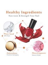 Load image into Gallery viewer, Organic Water Based 6 Color Nail Polish Set