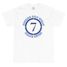 Load image into Gallery viewer, MHK Circle 7 (Gold/White) Short Sleeve T-Shirt
