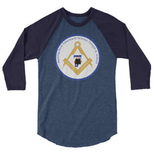 Load image into Gallery viewer, BBT White Back Ground 3/4 Sleeve Raglan Shirt