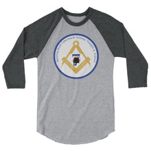 Load image into Gallery viewer, BBT White Back Ground 3/4 Sleeve Raglan Shirt