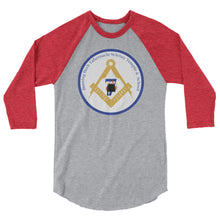 Load image into Gallery viewer, BBT White Back Ground 3/4 Sleeve Raglan Shirt