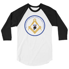 Load image into Gallery viewer, BBT White Back Ground 3/4 Sleeve Raglan Shirt