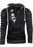 Noble Men's Casual Slim Fit Turtle Neck Sweater