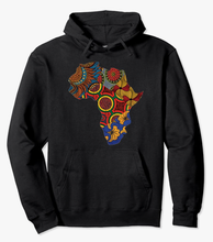 Load image into Gallery viewer, African Map Pullover Hoodie
