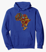 Load image into Gallery viewer, African Map Pullover Hoodie
