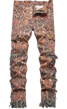 Load image into Gallery viewer, Noble Men&#39;s Straight Slim Fit Patchwork Jeans
