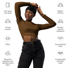 Load image into Gallery viewer, AJELANI- long-sleeve crop top
