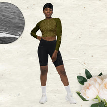 Load image into Gallery viewer, AJELANI CLASSIC - Recycled Long-Sleeve Crop Top
