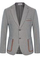 Noble Men's Casual Two Button Slim Fit Blazer