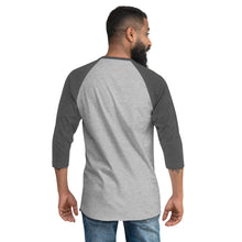 Load image into Gallery viewer, AJELANI MAN - 3/4 Sleeve Embroidered Raglan Shirt Black
