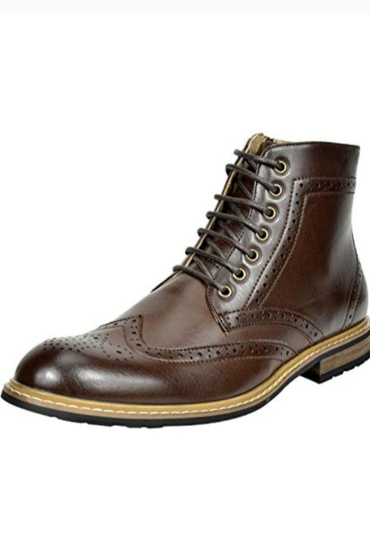 Men Oxford Ankle Boots