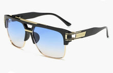 Load image into Gallery viewer, Retro Semi Rimless Square Sunglasses
