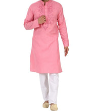 Load image into Gallery viewer, Men&#39;s Cotton Casual Kurta Set
