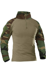 Load image into Gallery viewer, Men&#39;s Slim Fit Military Tactical Long Sleeve Shirt
