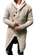 Men's Cardigan  Long Sleeve Knitted Sweater
