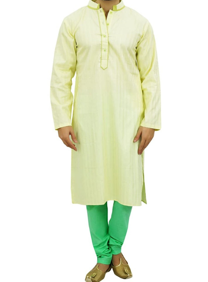 Long Cotton Tunic Pant Set