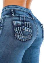 Load image into Gallery viewer, Empress Push-Up Butt Lifting Mid Rise Stretchy Skinny Jeans
