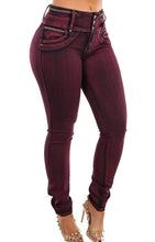 Load image into Gallery viewer, Empress Butt Lifting Mid Rise Stretchy Skinny Jeans
