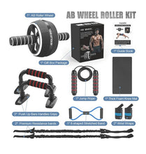Load image into Gallery viewer, 10-In-1 Ab Wheel Roller Kit for Men and Women
