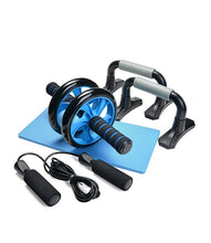 Load image into Gallery viewer, 4-in-1 AB Wheel Roller Kit - Home Gym Workout
