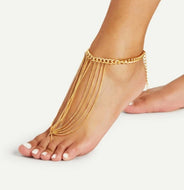 Ankle Chain With Toe Ring