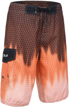 Load image into Gallery viewer, Men&#39;s Quick Dry Wave Pattern Board Shorts with Mesh Lining
