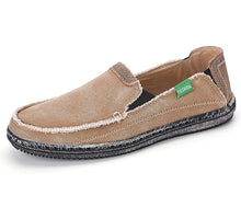 Load image into Gallery viewer, Men Canvas Slip on Deck Shoes
