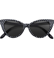 Cateye Sunglasses for Women Classic Vintage High Pointed Winged Retro Design