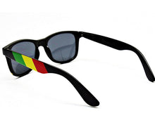 Load image into Gallery viewer, Rasta Stripes Square Sunglasses
