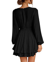 Load image into Gallery viewer, Women&#39;s V Neck Mini Dress
