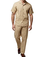 Load image into Gallery viewer, Men&#39;s Linen Pants Set
