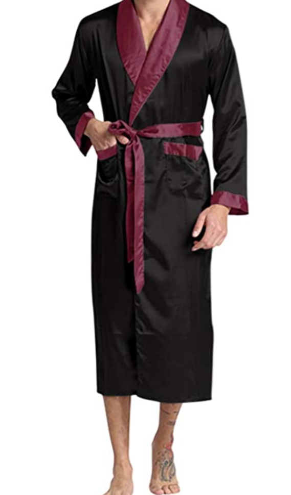 Noble Men's Silky Robe