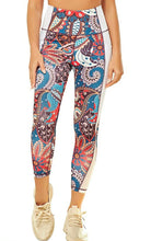 Load image into Gallery viewer, Women&#39;s Printed High Waist Yoga Pants With Pockets
