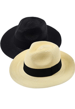 Load image into Gallery viewer, 2-Pack Straw Beach Hats For Women
