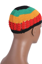 Load image into Gallery viewer, 3 Pack Hand made Unisex Crotchet Kufi
