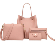 Women's Leather 4 Piece Purse Set