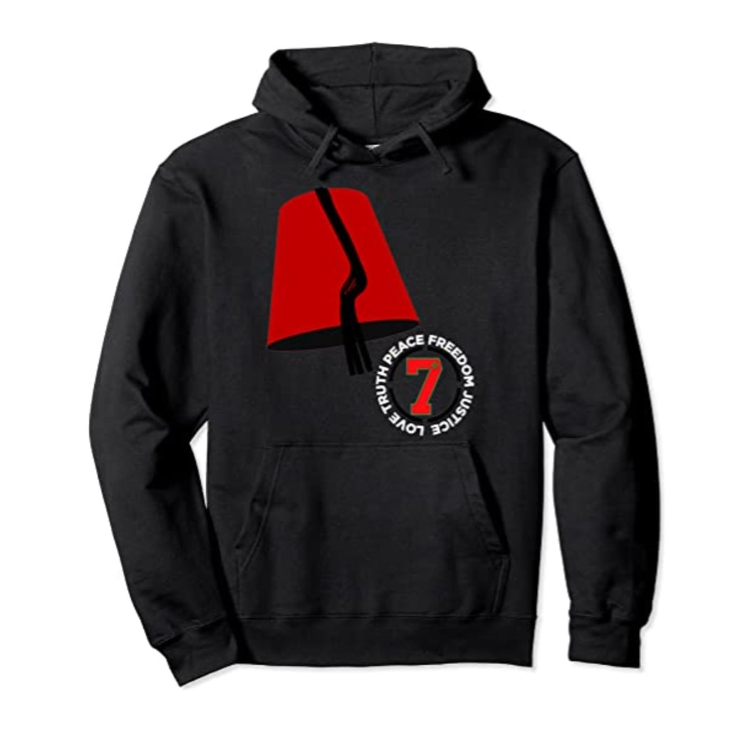 Moorish American Fez Pullover Hoodie