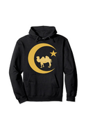 Moorish American Crescent Moon Camel Pullover Hoodie