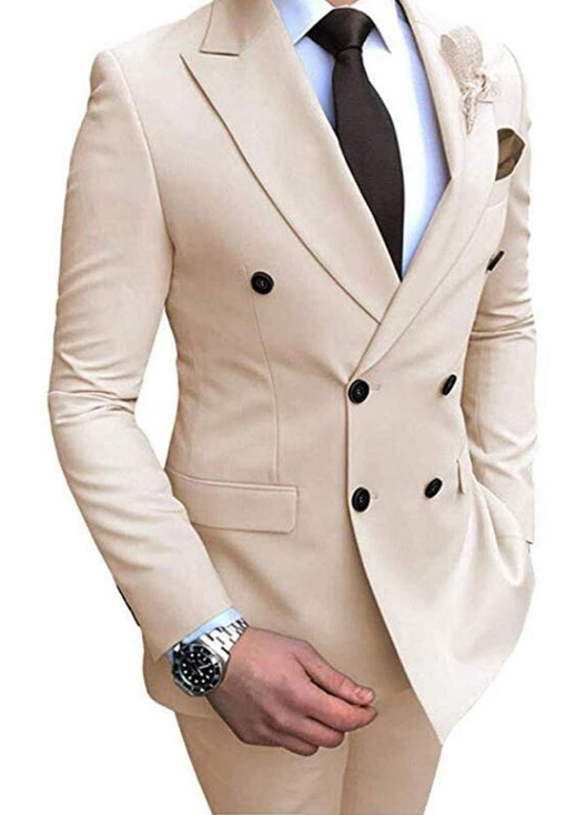 Men's Two Piece Double Breast Suit