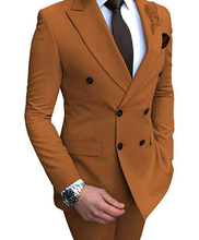 Load image into Gallery viewer, Men&#39;s Two Piece Double Breast Suit
