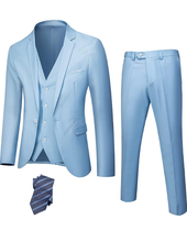 Load image into Gallery viewer, Men&#39;s Slim Fit 3 Piece Suit Set
