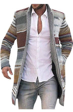 Load image into Gallery viewer, Men&#39;s Cardigan Wool Printed Coat
