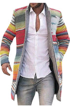 Load image into Gallery viewer, Men&#39;s Cardigan Wool Printed Coat
