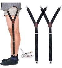 Load image into Gallery viewer, Men&#39;s Adjustable Elastic Garter Straps Shirt Stays
