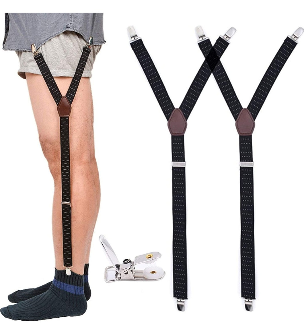 Men's Adjustable Elastic Garter Straps Shirt Stays