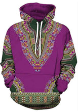 Load image into Gallery viewer, Unisex African Print Dashiki Long Sleeve Fashion Hoodies
